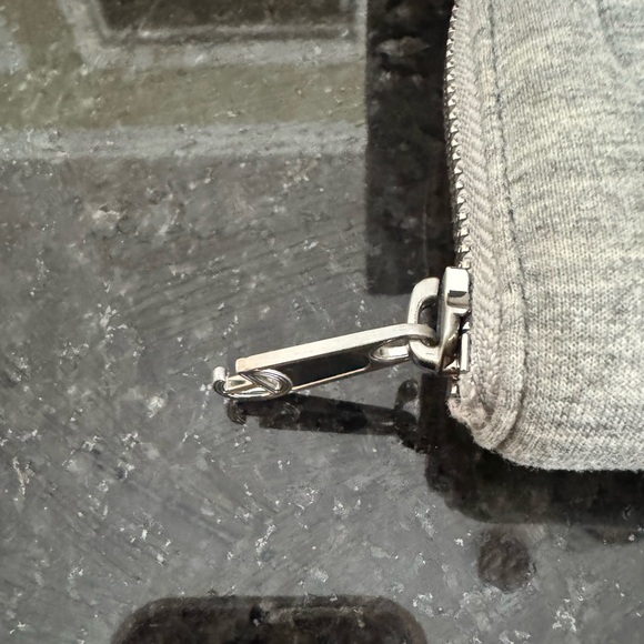 Telfar Heather Gray Fabric Wallet NO BOX INCLUDED - Picture 2 of 6